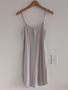 3/$30 TNA Lilac Slip Dress with Buttons Aritzoa
